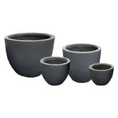 POT OEUF GRAPHITE anthracite  terrafibre EDIZA