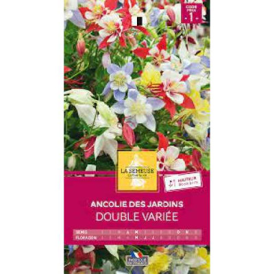 ANCOLIE DES JARDINS DOUBLE VARIE  Code prix 1 La Semeuse