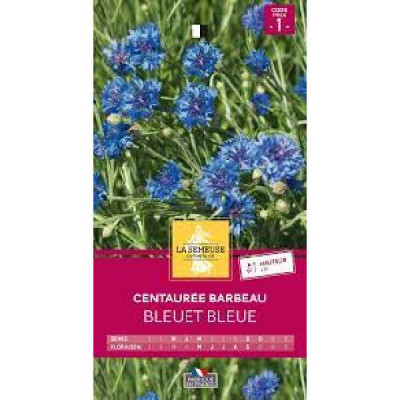 CENTAUREE BARBEAU BLEUET BLEUE  Code prix 1 La Semeuse