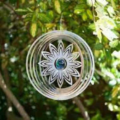 FLORAL ORB SPINNER 12IN   SMART GARDEN