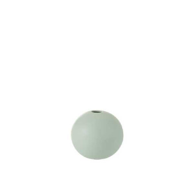 VASE BOULE CERAM VERT PASTEL S (12.   Jolipa