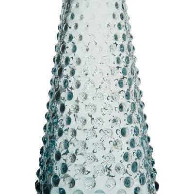 VASE BULLES HAUT VER BLEU G 11X11X2   Jolipa